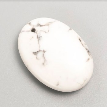 Pandantiv oval din kaholong, diametrul 35x25 mm