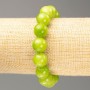Brățară pe elastic Onix (acrilic artificial), diametrul 12,5 mm+-, lungimea 18 cm+