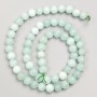 Mărgele din piatră de larimar, sferice, netede, pe șnur, diametrul de 6 mm ±, lungimea 38 cm ±