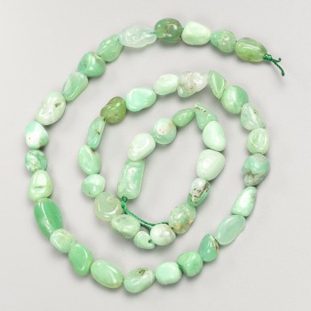 Mărgele din piatră naturală Larimar verde, fațetate pe șnur, diametrul 7x8 mm, lungime 40 cm