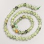 Mărgele din piatră naturală prehnit, bilă netedă pe șnur, diametru 6 mm, lungime 38 cm