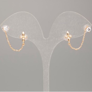 Cercei Xuping cu placare aur 18K