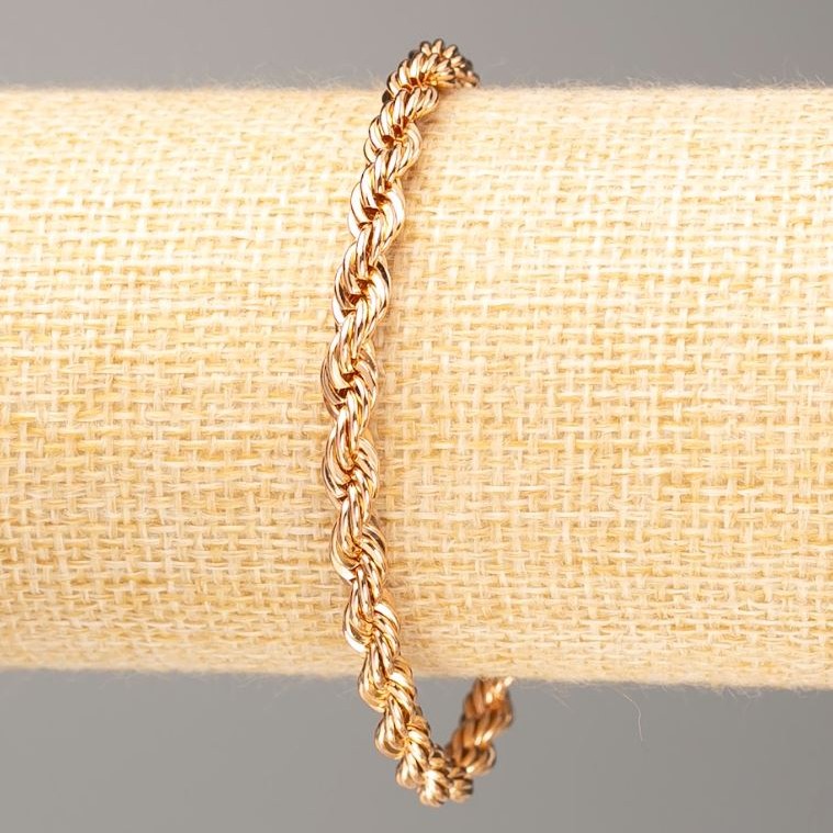 Brățară Xuping placare cu aur 18K, lungime 19 cm, grosime 5 mm+