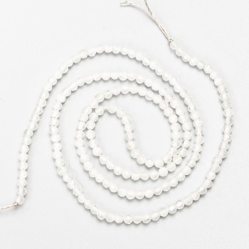 Mărgele din spinel sintetic, mărgele facetate, diametrul 2 mm, pe fir, lungime 37 cm