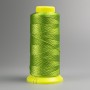 Fir bobinat verde, diametrul 0,9 mm, capron pentru artizanat, 300 m