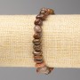 Brățară din piatră jasper asortat, fațetată, diametrul 8x10 mm +/- pe elastic, lungimea 18 cm+