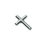 Pandantiv Cruce din hematit, dimensiuni 23×35 mm, 5×5 mm+