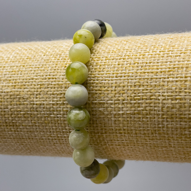 Brățară Ofit (acrilic artificial) bilă netedă, diametrul 8,5 mm ±, lungime 18 cm (elastic)
