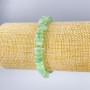 Brățară din nefrit natural, granule de piatră, diametrul 7–10×5 mm, lungime 18 cm (elastic)
