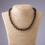 Colier din labradorit, mărgele netede, diametrul 10 mm, lungime 48 cm