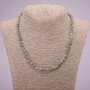 Colier din labradorit natural, mărgele netede, diametru aproximativ 6 mm, lungime 45 cm