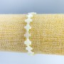 Brățară cu cruciulițe sidefate, diametrul 8×8×3 mm, lungime 18 cm (elastică)