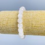 Brățară din cristal de munte, piatră naturală, cuburi tăiate, dimensiune 9×9 mm, lungime 18 cm (elastică)