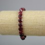 Brățară din rubelit turmalin, monede facetate, diametrul de 8,5 mm, lungime 18 cm, extensibil