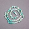 Mărgele pe șnur din larimar natural, cu fațete, diametrul 6x8 mm +/-, lungime 39 cm