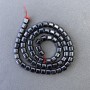 Mărgele din hematit cubice pe șnur, dimensiuni 5×6 mm, lungime 40 cm