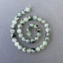 Mărgele din prehnit, piatră naturală, bile netede, diametrul 10 mm, lungime 39 cm