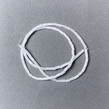 Mărgele din cristal de munte, piatră naturală, tăiate, diametru aproximativ 2×4 mm, lungime aproximativă 38 cm, pe fir