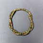 Mărgele din jasp heliotrop natural, rondel, diametrul 4,5×2,5 mm, lungime 38 cm, pe fir