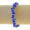 Brățară din lazurit, piatră naturală – fragmente, diametru 7×2 mm, lungime 18 cm ± (elastică)