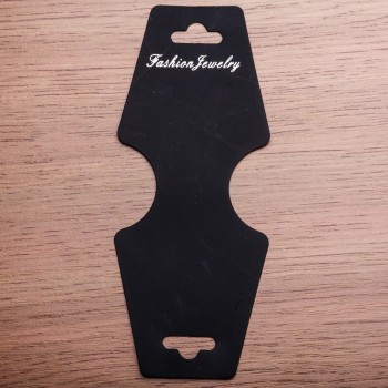 Planșetă pentru bijuterii, neagră, 11×4,5 cm, plastic, 200 buc./ambalaj