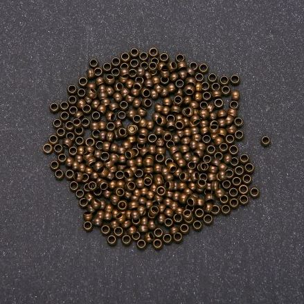 Fixatoare crimpuri «zahipi», diametru 2,5 mm, culoare metalică bronz, 200 g