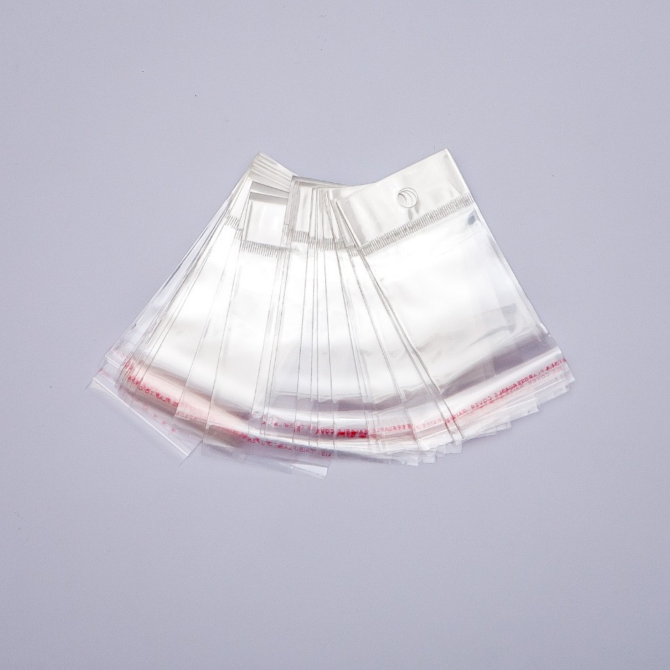 Pungi autoadezive pentru ambalare 5×11 cm, 100 buc, pachet