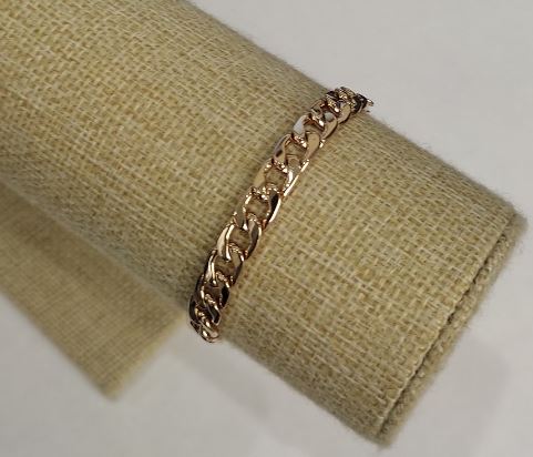 Brățară Xuping placare cu aur 18K, lungime 18 cm, grosime 7 mm+