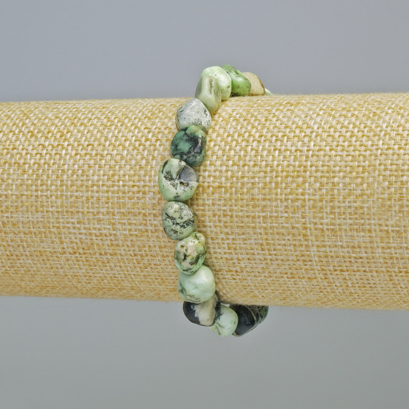 Браслет Валіт натуральний камінь галтівка, діаметр 10мм+- (стрейч), довжина 18см+