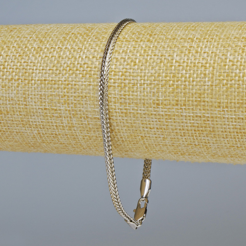 Brățară Xuping rodiu, grosime 3,5 mm, lungime 21 cm