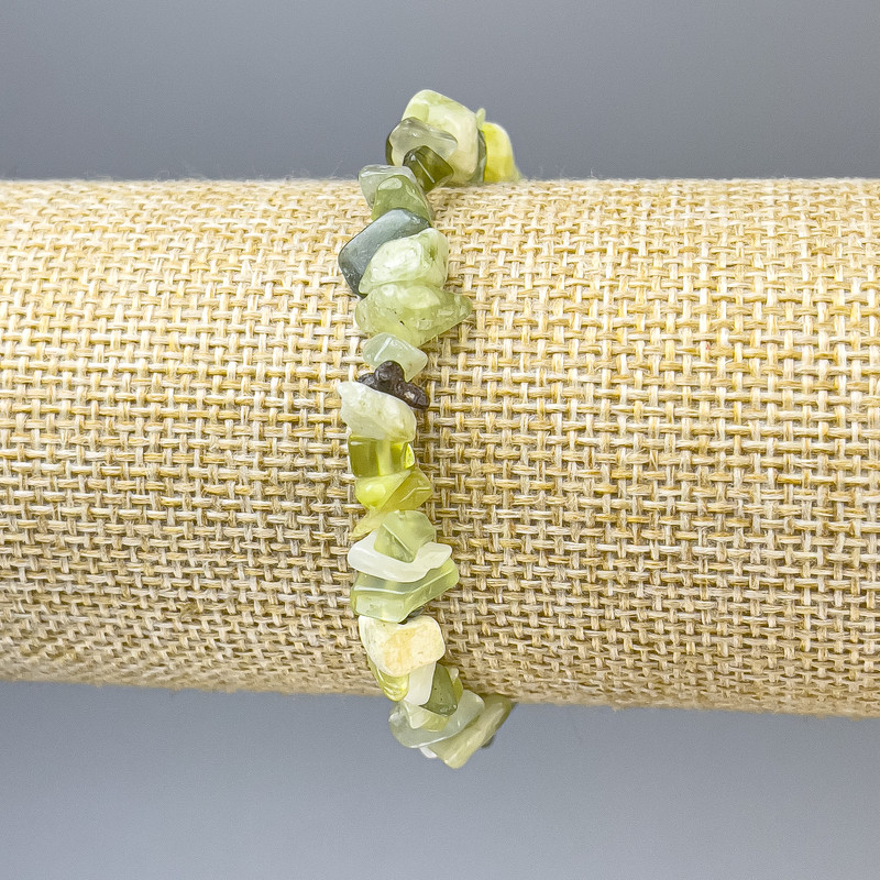 Brățară din fragmente de onix, diametrul 7-10×3 mm ±, lungimea 18 cm ±, pe bază elastică