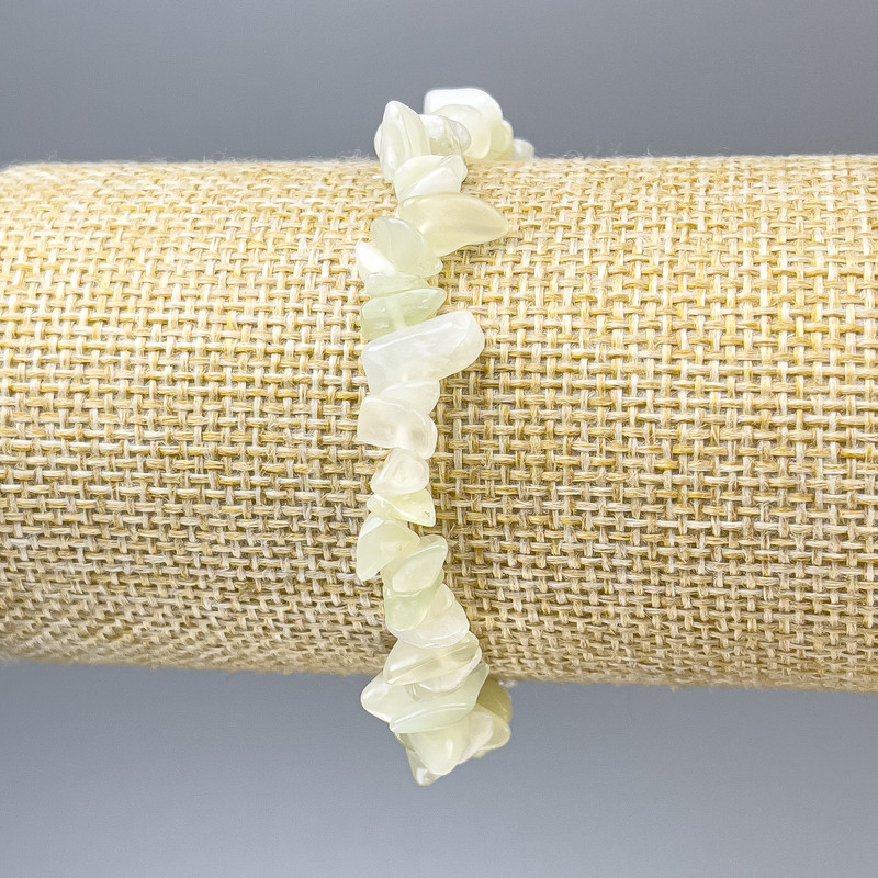 Brățară din fragmente de onix, diametru 6-10×2-3 mm, lungime 18 cm, elastică