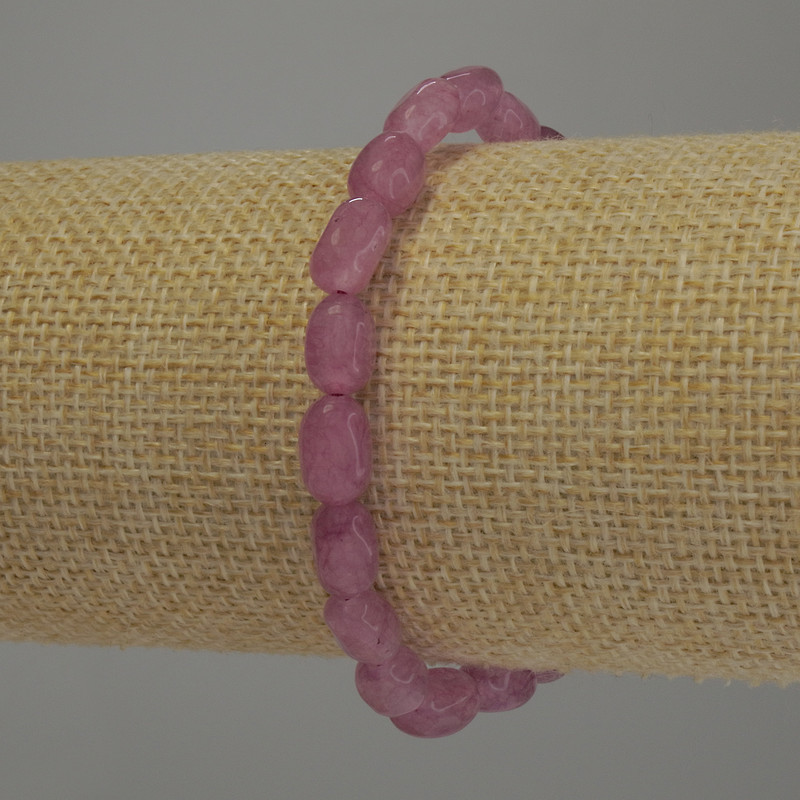 Brățară din turmalină tăiată, diametrul 9x6 mm, lungime 18 cm, extensibilă