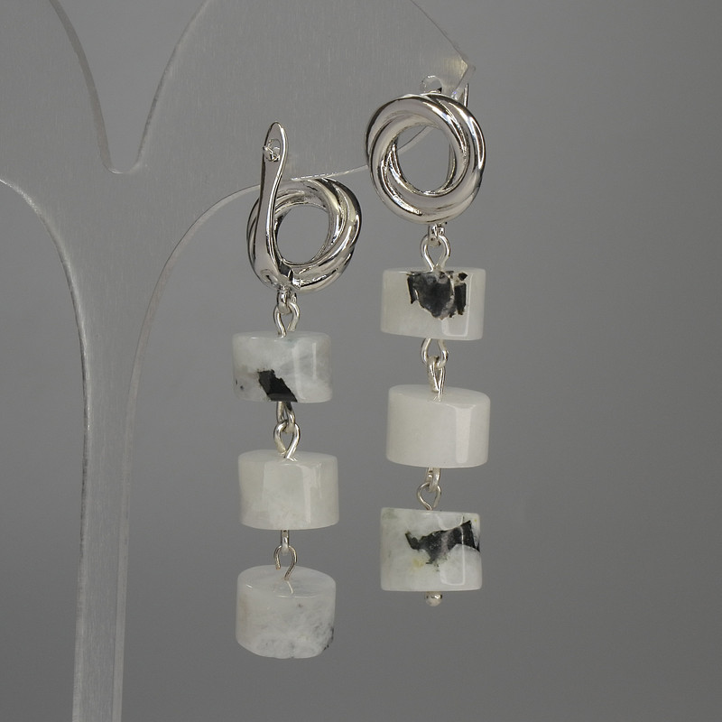 Cercei cu adular rondelle, diametrul 10x7 mm, lungimea 50 mm +-