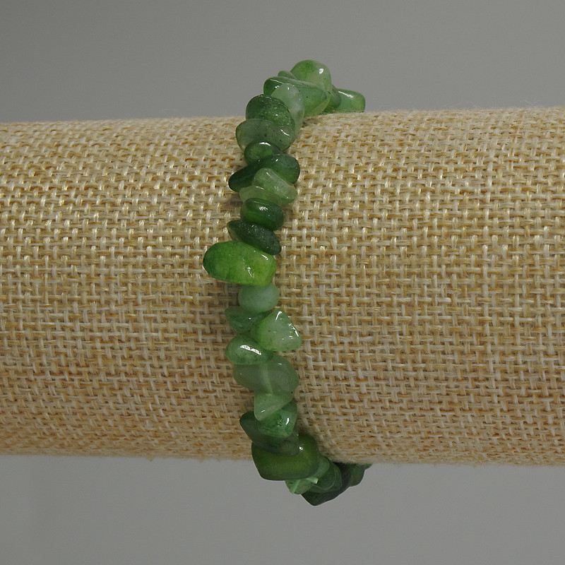 Brățară din cuarț tonat, mărgele mici, diametrul 7-10×3-5 mm, lungime 18 cm, elastică