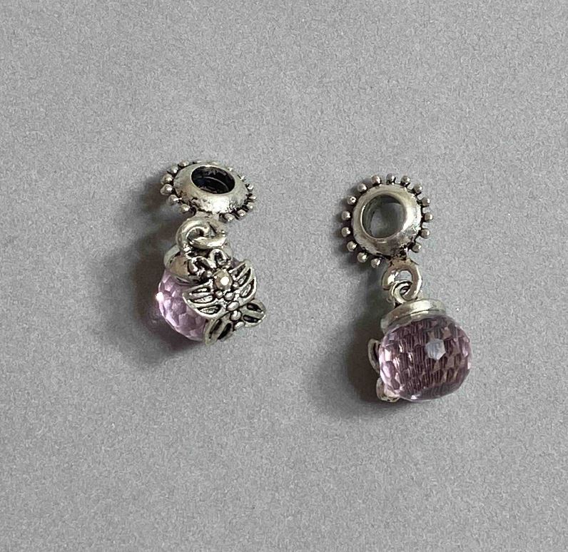 Furnitură bail, diametru 24×10 mm, diametrul orificiului 4,55 mm, set 2 buc.