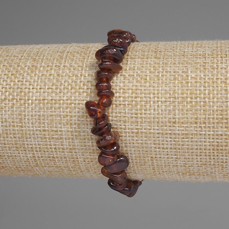 Браслет Сердолік крихта, діаметр 5-9х2-4мм+-, довжина 18см+- стрейч