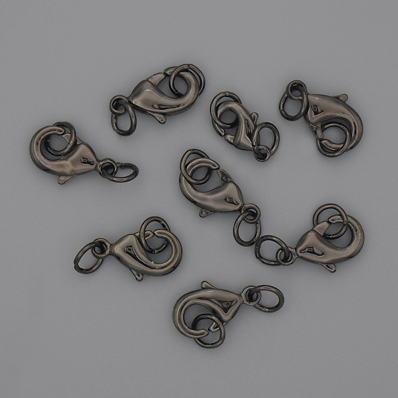 Încuietoare carabină 12×6 mm, culoare metal negru