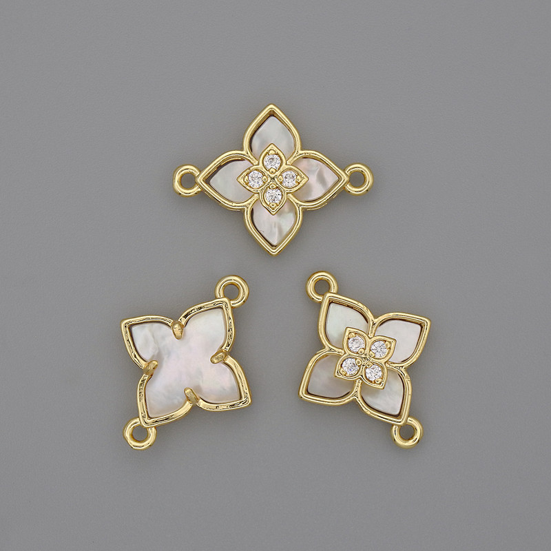 Conector sidef 15×19 mm ± metal auriu