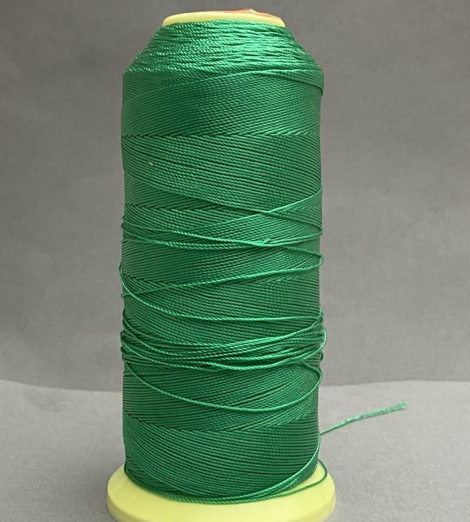 Fir de nylon pe bobină, culoare verde, diametru 0,6 mm, pentru lucrări de mână, 300 m