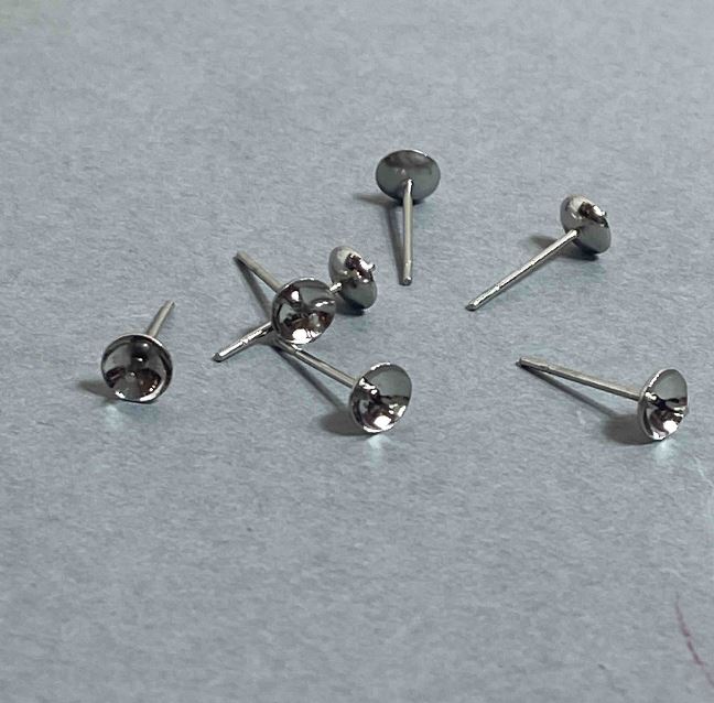 Știfturi pentru cercei, 15×5 mm, set de 30 de bucăți