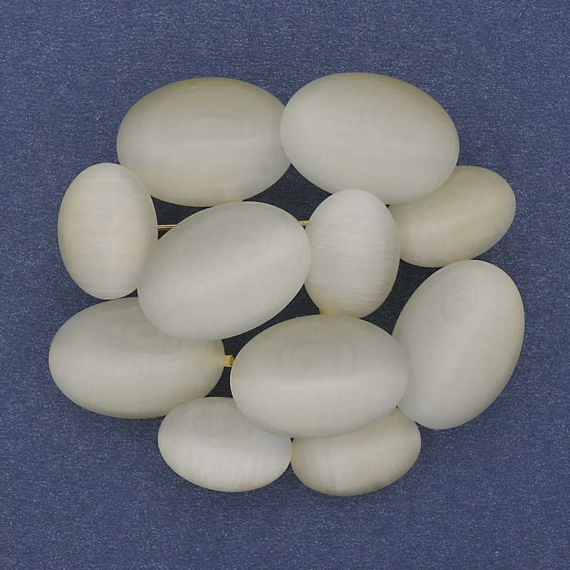 Broșă-pandantiv Accent, cu ochi de pisică gri, metal auriu, 49×45 mm+