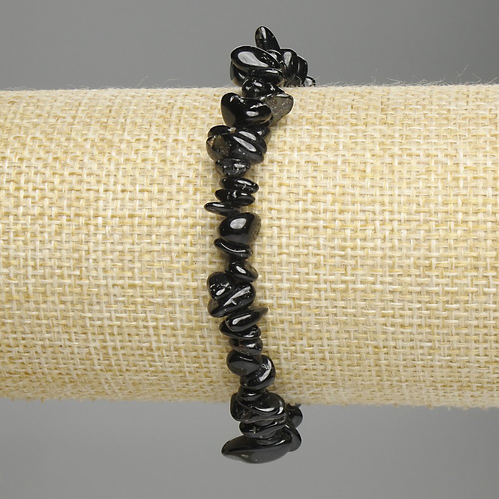 Brățară din agat, cioburi, diametrul 6-10×2-3 mm, lungimea 18 cm ±, elastică