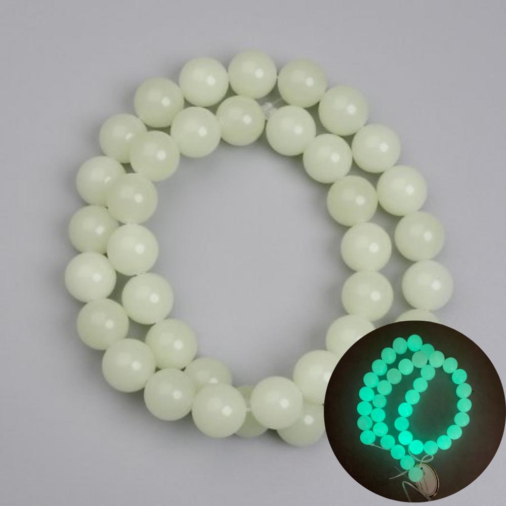 Mărgele din onix cu luciu verde, bile netede de 10 mm, lungime aproximativă de 37 cm, pe fir