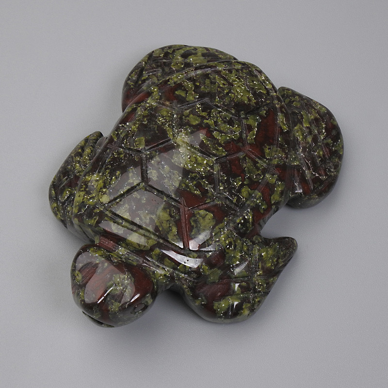 Statuetă suvenir Țestoasă din Jasp Sângele Dragonului 55x42x18 mm+