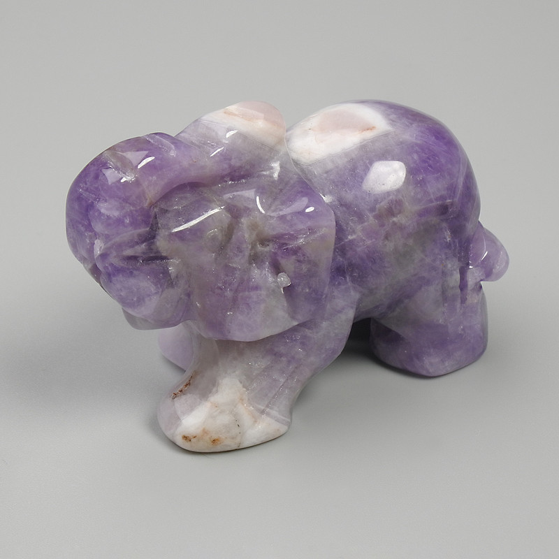 Statuetă suvenir din ametist – Elefant, 55x35x26 mm+