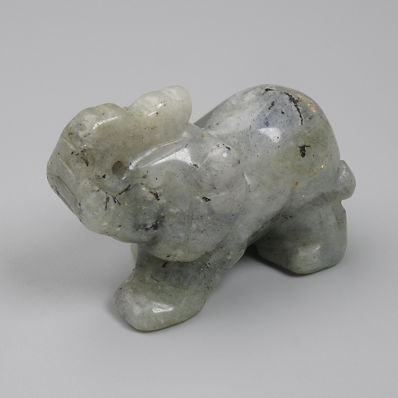 Statuetă suvenir Elefant din labradorit, 55x35x26 mm+