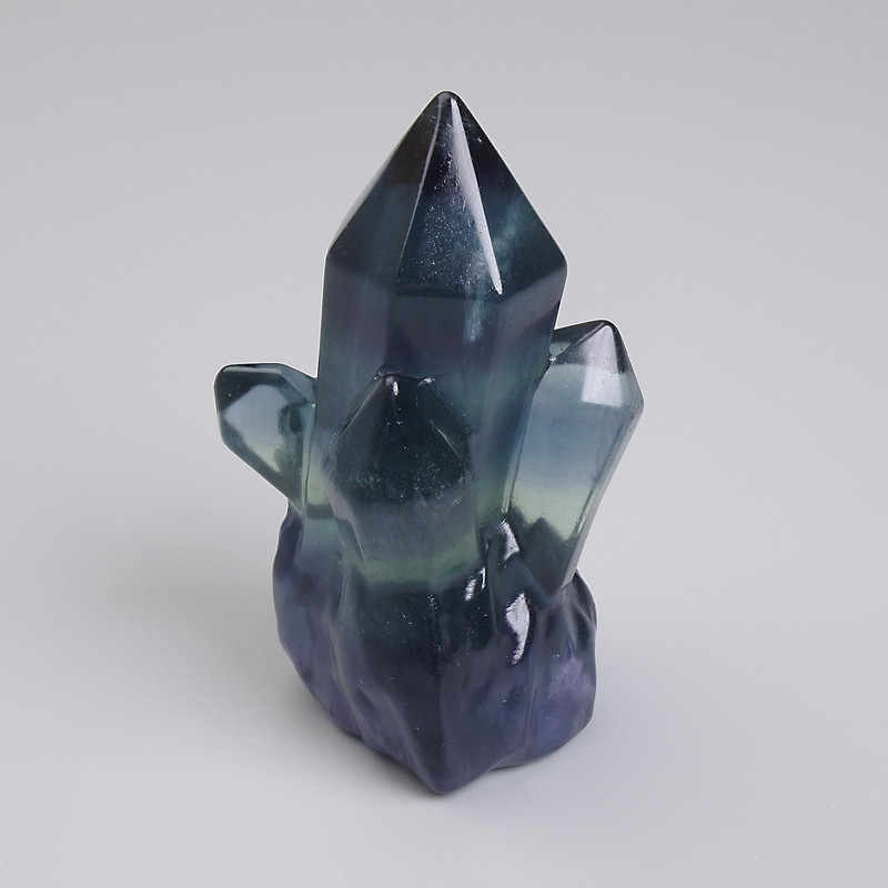 Piatră naturală de suvenir Fluorit, diametrul 40×27 mm +- (preț pentru 1 bucată)