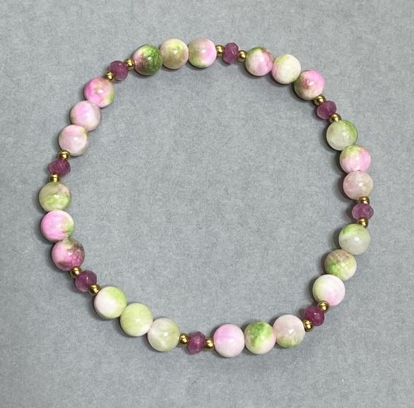 Brățară din varisit și cristal cehesc