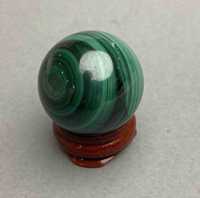 Sferă suvenir din malahit, 29 mm